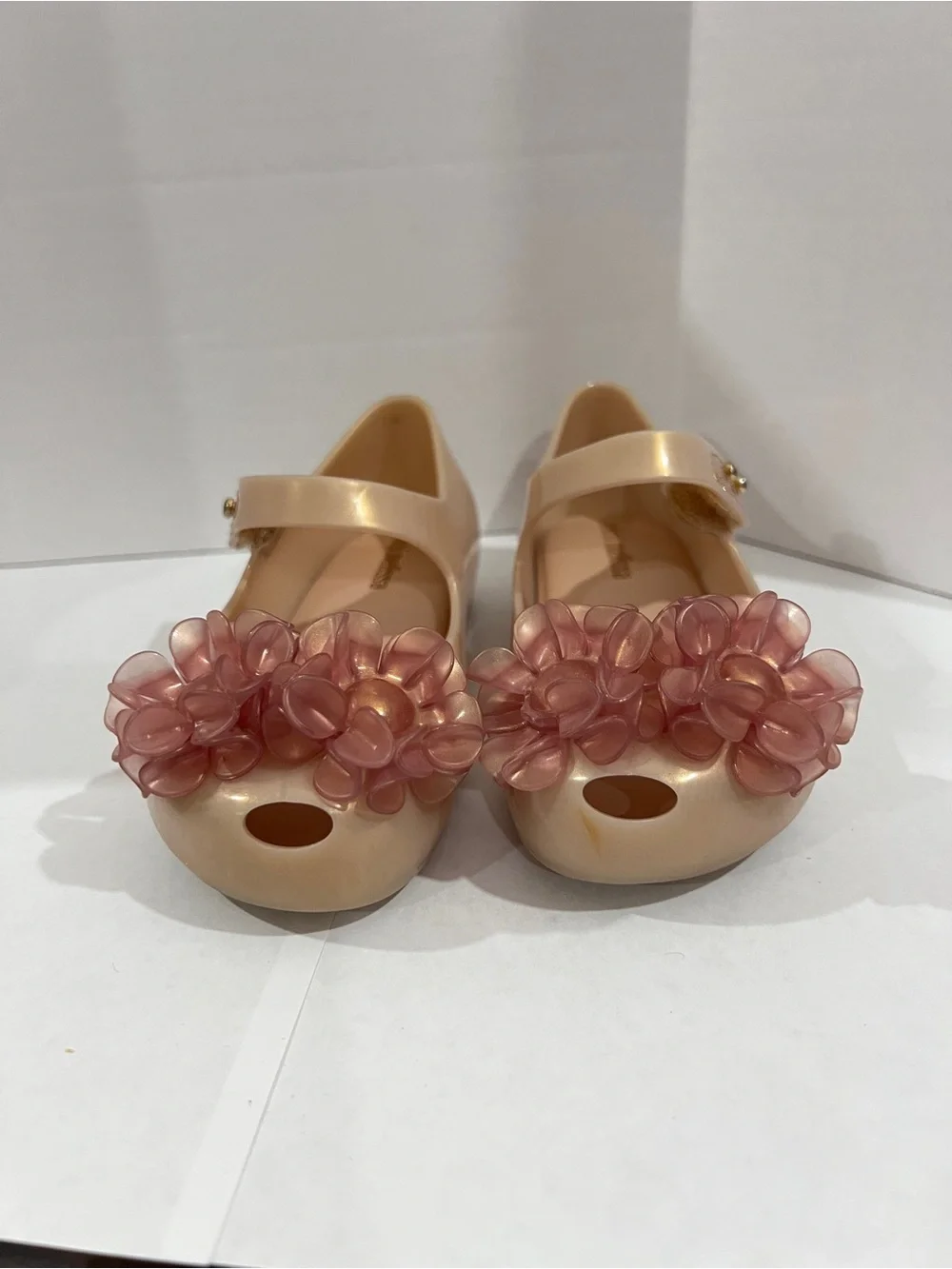 Mini Melissa Ultragirl Springtime Pearly Pink Girls kids Size 9 Waterproof Comfy